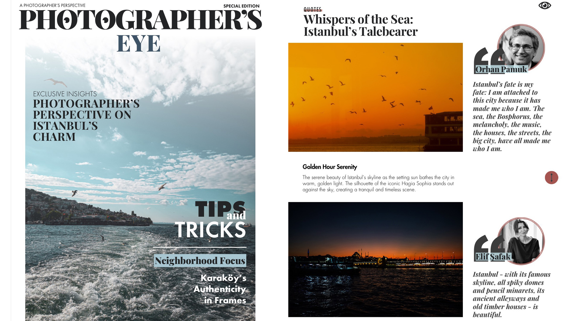 Tutku Çalış, Photographer's Eye, Özyeğin Üniversitesi İletişim ve Tasarımı Bölümü